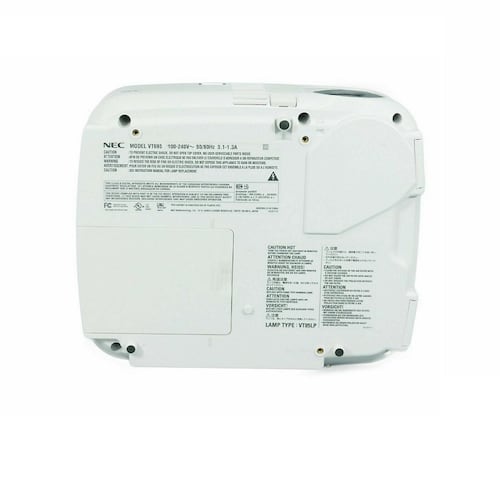 Proyector Nec VT695- 2500 Lúmenes- XGA- (1024 x 768)- VGA- DVI- Equipo Clase A, Reacondicionado. .