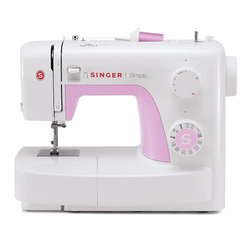 Máquina Coser Blanco Rosa 23 Puntadas Simple 3223 Singer