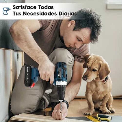 Taladro Atornillador De Impacto Inalámbrico Kit De 24 Piezas.
