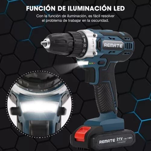 Taladro Atornillador De Impacto Inalámbrico Kit De 24 Piezas.