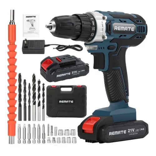 Taladro Atornillador De Impacto Inalámbrico Kit De 24 Piezas.