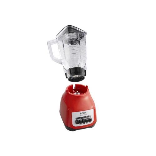 Licuadora Rojo C/2 Velocidades Vaso Plastico Oster