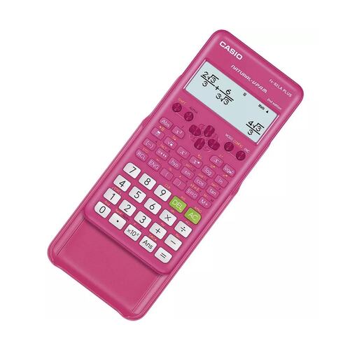 Calculadora Científica CASIO FX82LAPLUS 2da Ed 252 Funciones Rosa