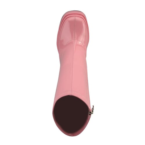 Sandalia para Mujer con Caña Media Plataforma y Tacón alto color Rosa, marca Belinda Peregrin. 1075404
