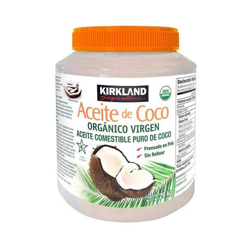 Aceite De Coco Orgánico Virgen 2.29 Kg Kirkland
