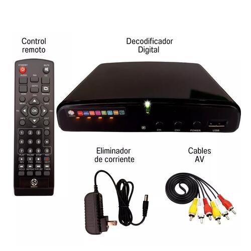 Decodificador Tv Convertidor Digital Full Hd 1080p