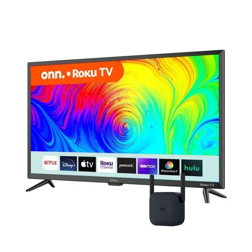Combo Pantalla ONN 32Pulg HD Smart TV 100012589 + Repetidor