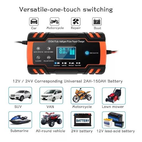  Mantenedor Cargador Inteligente Batería 12v 24v