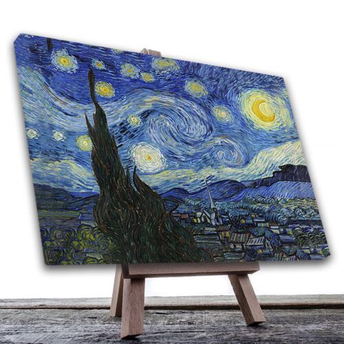 Cuadro Decorativo La Noche Estrellada de Vincent Van Gogh.