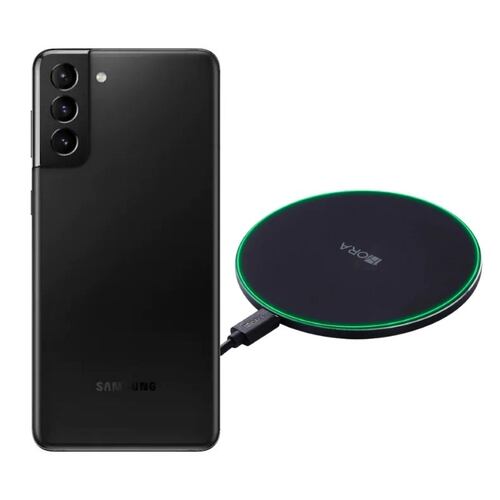 Samsung S21 Plus 128GB Negro Nuevo Snapdragon 128gb + Cargador Genérico