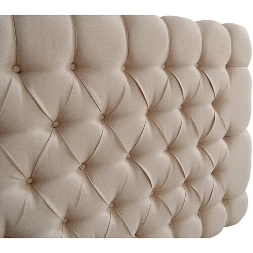Cabecera Capitonada SoHo Matrimonial Beige - Moderna, , Recamara, El Bazar Store	.