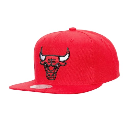 Gorra Mitchell & Ness Chicago Bulls Roja-Unisex JS190781