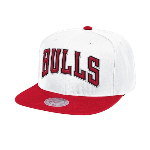 Gorra Mitchell & Ness Snapback Chicago Bulls Blanco JS190782
