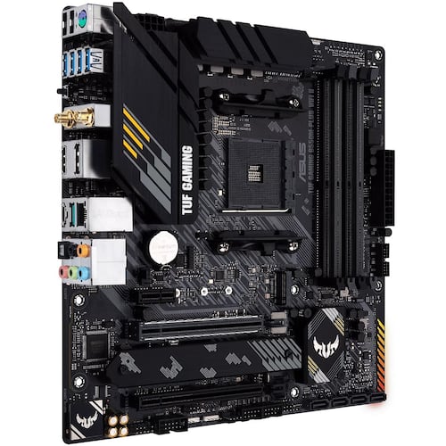 Tarjeta Madre ASUS TUF GAMING B550M-PLUS WIFI II AURA 4xDDR4 2xPCI-E USB3 Socket AM4.