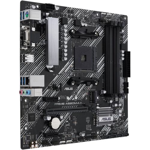 Tarjeta Madre ASUS PRIME A520M-A II/CSM 4xDDR4 PCI-E USB3 Socket AM4