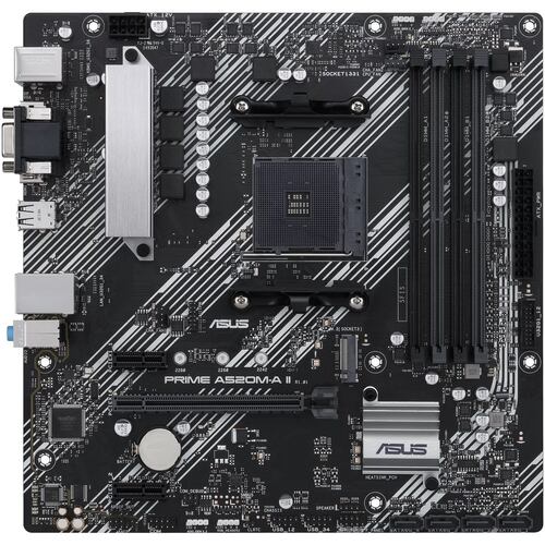 Tarjeta Madre ASUS PRIME A520M-A II/CSM 4xDDR4 PCI-E USB3 Socket AM4