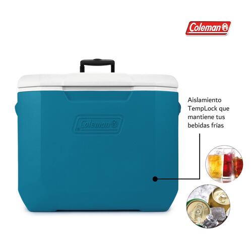 Hielera C/Ruedas 60Qt 94 Latas Ocean 2160832 Coleman