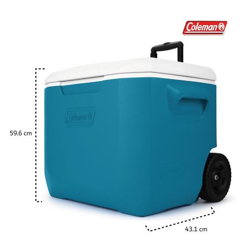 Hielera C/Ruedas 60Qt 94 Latas Ocean 2160832 Coleman