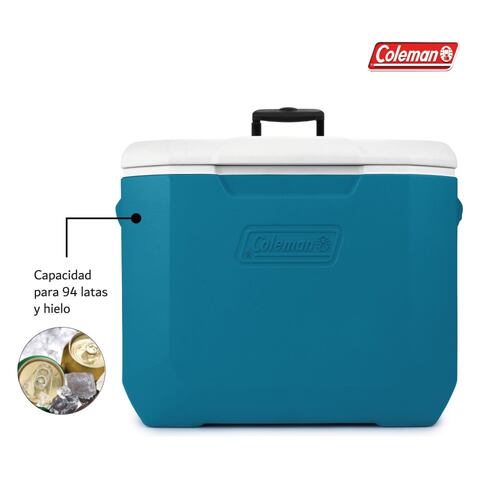 Hielera C/Ruedas 60Qt 94 Latas Ocean 2160832 Coleman
