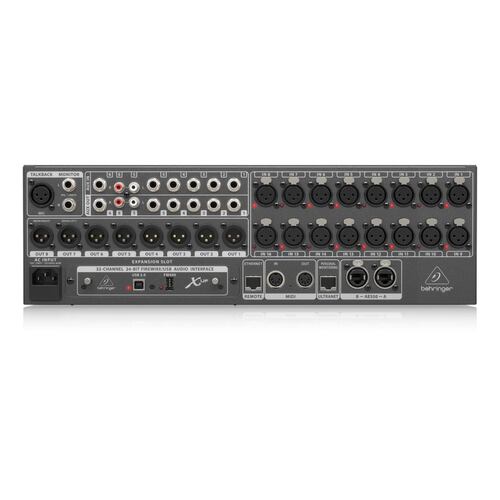 Mezcladora Digital BEHRINGER X32 Rack,interfaz De Audio Usb.