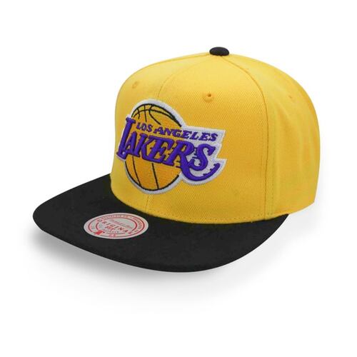 Gorra Mitchell & Ness Snapback Lakers Amarillo JS190786
