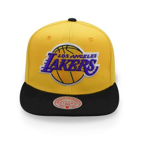 Gorra Mitchell & Ness Snapback Lakers Amarillo JS190786