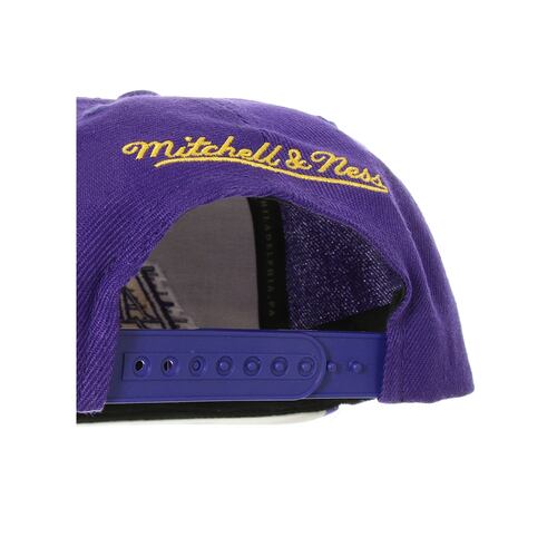 Gorra Mitchell & Ness Snapback Los Lakers Morado JS190783