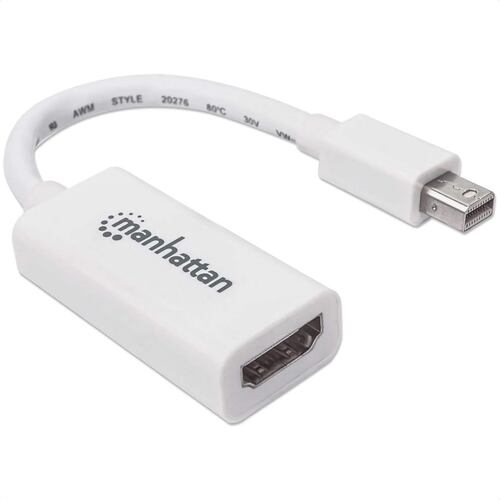 Convertidor Adaptador Manhattan Mini DisplayPort a HDMI 322461.
