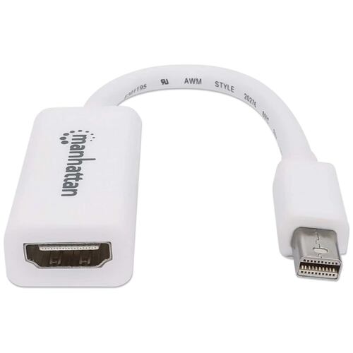 Convertidor Adaptador Manhattan Mini DisplayPort a HDMI 322461.