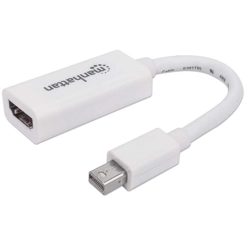 Convertidor Adaptador Manhattan Mini DisplayPort a HDMI 322461.