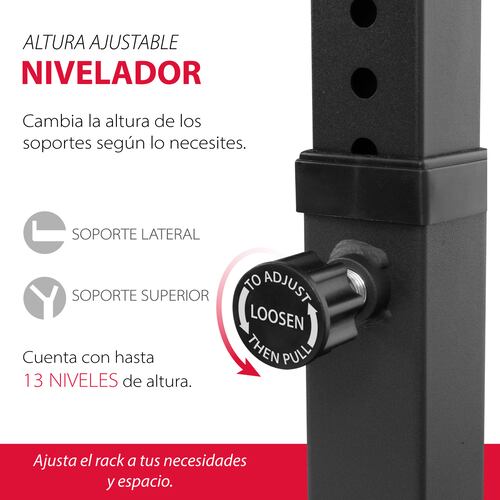 Rack para Barra Altera SQTDR Estación Multifuncional 
