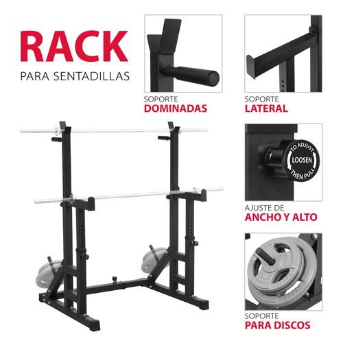 Rack para Barra Altera SQTDR Estación Multifuncional 