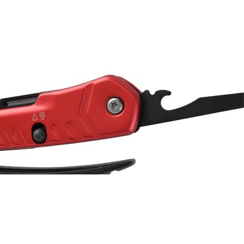 Martillo Multiherramienta 12 Usos Mango Aluminio Rojo Wallis