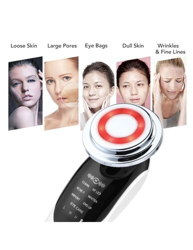 Maquina de belleza 3 en 1  facial  Radiofrecuencia+Galvanica+ LED
