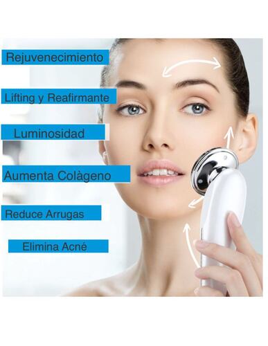 Maquina de belleza 3 en 1  facial  Radiofrecuencia+Galvanica+ LED