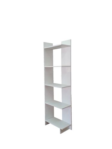 Librero Esquinero Minimalista, Moderno, Práctico Y Elegante (Blanco)