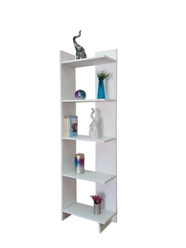 Librero Esquinero Minimalista, Moderno, Práctico Y Elegante (Blanco)