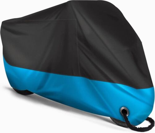 Funda Para Moto Impermeable  XXL Azul Con Negro