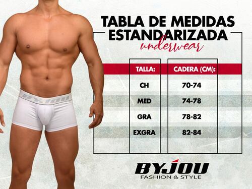 Trusa Boxer Calzon Briefs para hombre Byjou Underwear nautico0423.