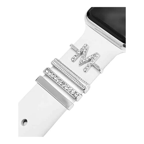 Charms Para Correa Compatible Con Apple Watch Inicial.