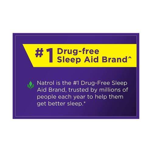 Melatonina Natrol 90 Gomitas 5mg Vegano Conciliar el sueño Sabor Fresa para Adulto.