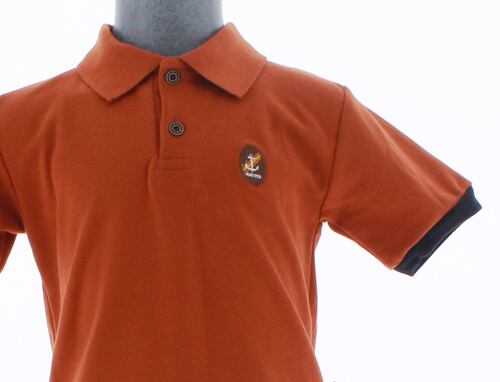 Conjunto Niño Shorts y Playera Naranja 3395 2 a 8 Años.