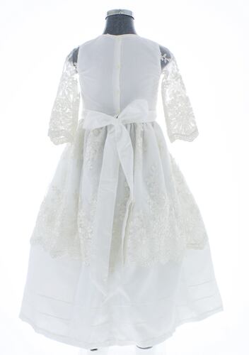 Vestido Primera Comunión o Ceremonia Beige 6 a 16 años 3404.