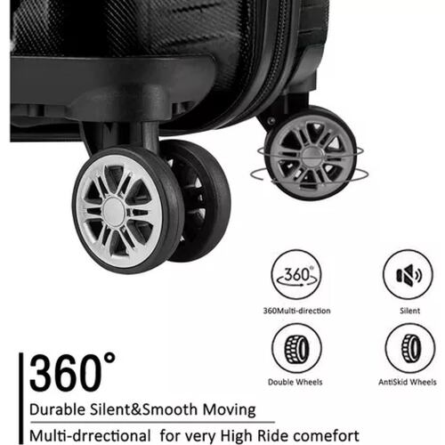 Juego De 3 Maletas Rigidas Para Viaje Super Resistentes