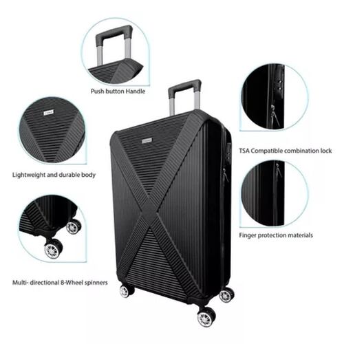 Juego De 3 Maletas Rigidas Para Viaje Super Resistentes