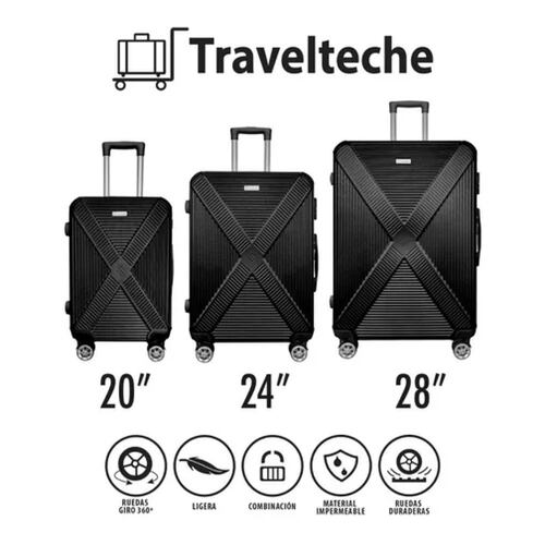 Juego De 3 Maletas Rigidas Para Viaje Super Resistentes