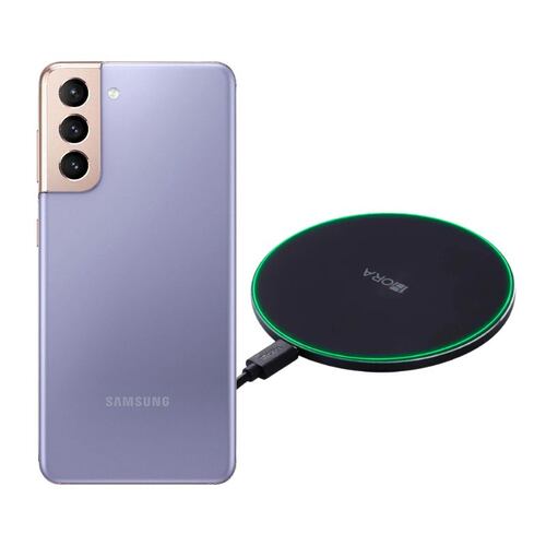 Galaxy S21 Plus 128GB Violeta Reacondicionado Grado A + Cargador Genérico