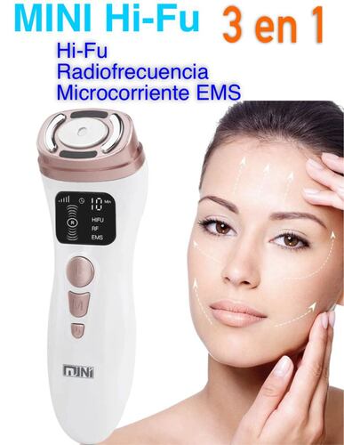 Mini Hifu  3 en 1 Reafirmante  Arrugas lifting LED Radiofrecuencia