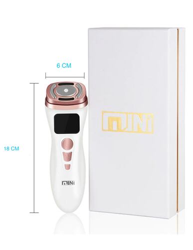 Mini Hifu  3 en 1 Reafirmante  Arrugas lifting LED Radiofrecuencia
