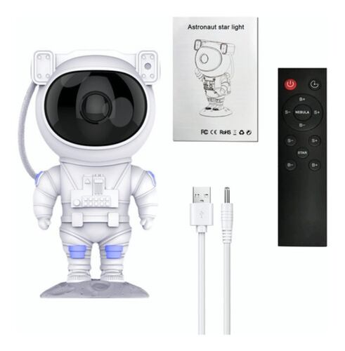 Lámpara De Astronauta Proyector De Estrellas Galáxia